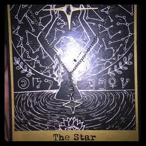 star tarot card necklace